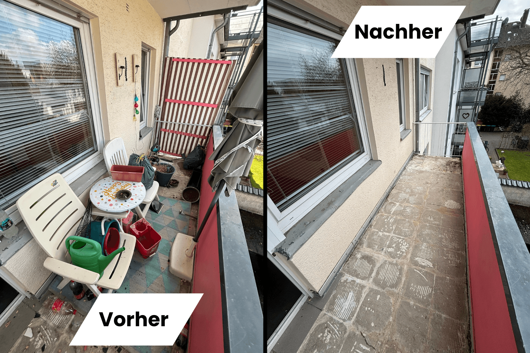 Abstellraum geräumt