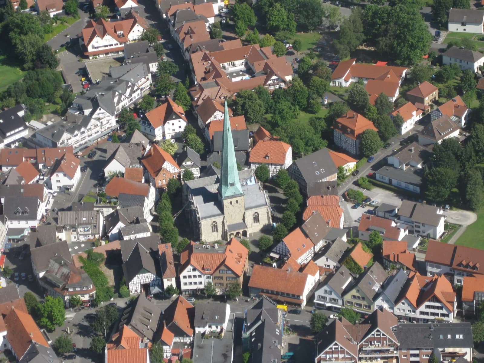 Stadtansicht von Delbrück, Entrümpelung Delbrück durch PlatzMacher